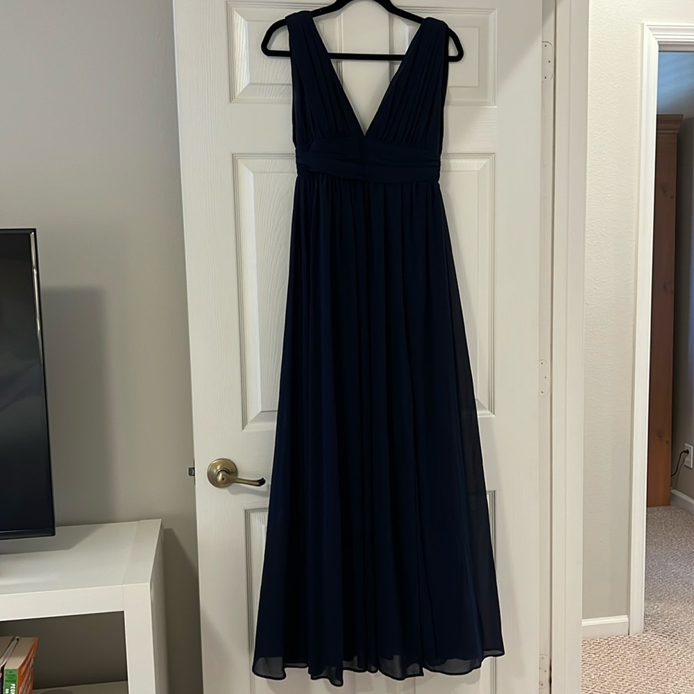 Heavenly Hues Black Maxi Dress - altered